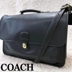 極美品✨　希少　オールドコーチ ビジネスバッグ ショルダーバック 2way