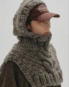 TODAYFUL ハンドニットバラクラバ ニット帽 フード　トゥディフル