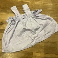 ZARA☆薄紫色フリル付きタンクトップ☆116cm