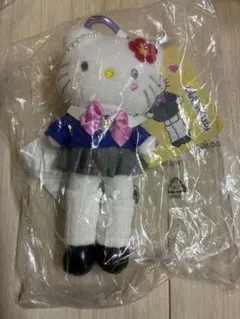 ハローキティ スタイルアップマスコット コギャル 制服風ぬいぐるみ ストラップ付