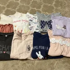 半袖Tシャツ　女の子　まとめ売り　90センチ保育園着