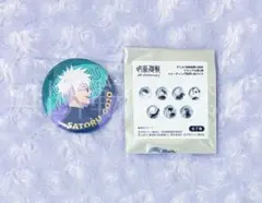 呪術廻戦 5周年 ビジュアル第2弾 トレーディング箔押し缶バッジ 五条悟