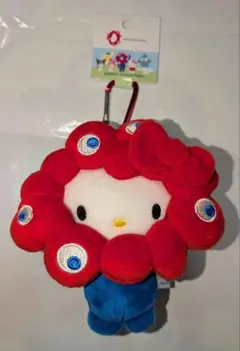 カラビナ付き　サンリオ　ミャクミャク　なりきりぬいぐるみBC ハローキティ