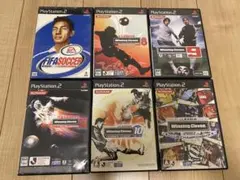 PS2 サッカーゲームソフト 6本セット