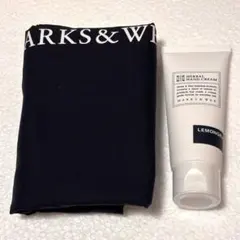 新品 MARKS&WEB ハンドクリーム レモングラス コットンバッグ ネイビーのサムネイル