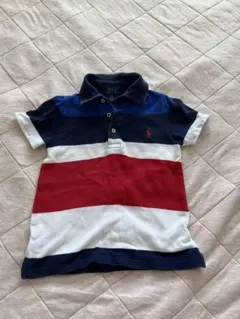 POLO ラルフローレンストライプ ポロシャツ 100cm