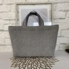 No.73 ヌビバッグ　トートバッグ　グレー