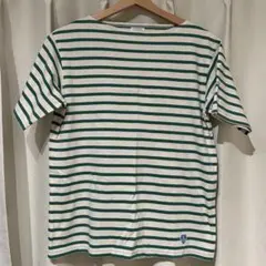 ORCIVAL フレンチバスクシャツ 半袖