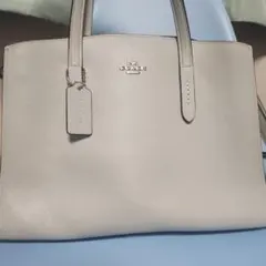 COACH ライトグレー トートバッグ　難あり