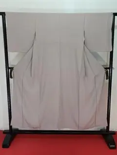 ［色無地］中古品　一つ紋　K-156