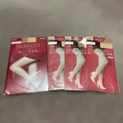 GUNZE ストッキング L-LL スキンベージュ 4点セット