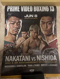 PRIME VIDEO BOXING 13 那須川天心 非売品 B2ポスター - メルカリ