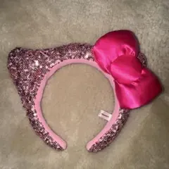 ユニバ　カチューシャ　キティちゃん