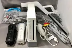 Wii本体 ニンテンドー ザッパー ヌンチャク D端子ケーブル付きセット