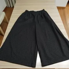 studio CLIP チェック柄 ワイドパンツ　Lサイズ