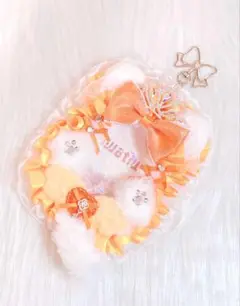 ♡再販♡硬質♡デコ♡ケース♡レース♡色変更可♡推し♡グッズ♡B8♡No.43