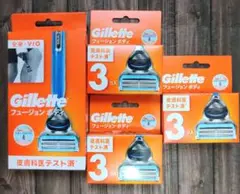 Gilletteフュージョンボディ　替刃＋本体のサムネイル