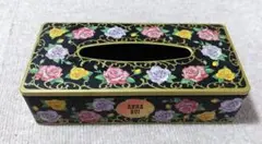 ANNA SUI 티슈 박스 캔 케이스 로즈 패턴 [익명배송 무료배송]