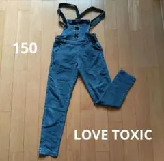 LOVE TOXIC オーバーオール デニム キッズ M
