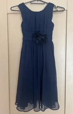 ドレス　ネイビー　発表会　130