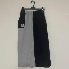 WAYS WILL じまちゃん バイカラー スウェットロングスカート F