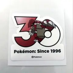 韓国限定 ポケモン30周年記念ステッカー グラードン - メルカリ