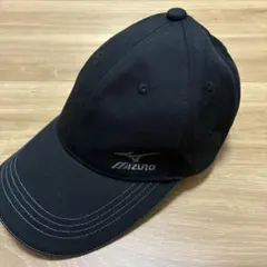 Mizuno キャップ ブラック　オシャレ　ゴルフ　帽子のサムネイル