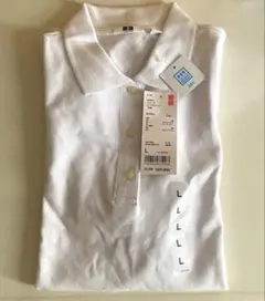 UNIQLO ドライカノコポロシャツ L ホワイト