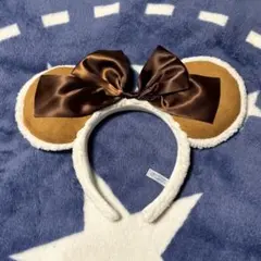 ディズニー　カチューシャ　ムートン風