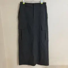 GU ロングスカート　グレー