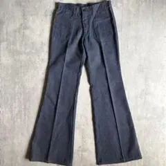 00s フレアパンツ スラックス ベルボトム ヘリンボーン シャイニー
