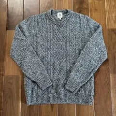 サイドリブ、メッシュ】C.E. シーイー古着網目ニット長袖ストリート 