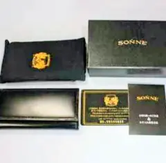 SONNE キーケース ブラック コードバンの高級品のサムネイル