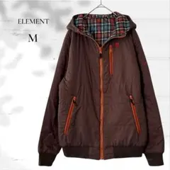 ELEMENTエレメント／リバーシブル 中綿ジャケット フード付き
