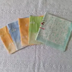 【未使用】　布巾　ふきん　キッチンクロス　5枚　まとめ売り　綿素材