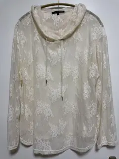 SUGAR SPOON シアーレースフーディー