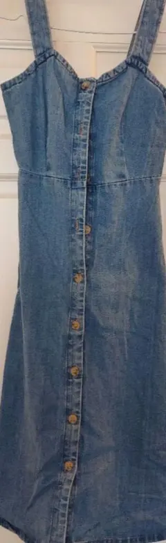 GU デニムワンピース Sサイズ ブルー