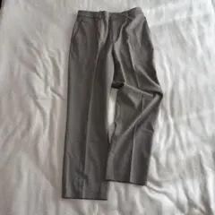 UNIQLO ユニクロ　ブラウン チェック柄 スラックス