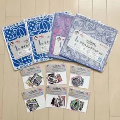 一番くじ ジョジョの奇妙な冒険 タオル　ステッカー　I賞 J賞