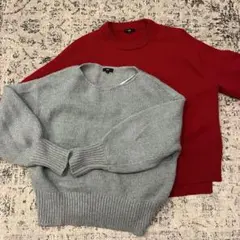 PLST 長袖セーター　2枚セット