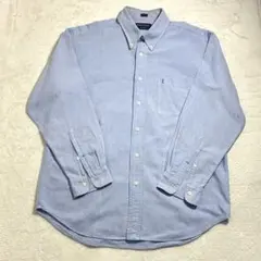 【90sヴィンテージ】イヴサンローラン 長袖オックスフォードシャツ L 水色