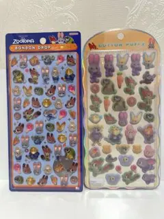 ズートピア ボンボンドロップシールmini コットンパフィーシール