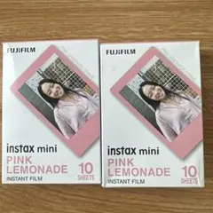 FUJIFILM instax mini ピンクレモネード 10枚入りx2