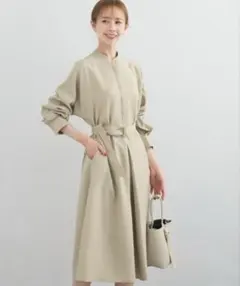 【未使用品】アーバンリサーチ ロッソ ROSSO ドルマンワンピース　フレア