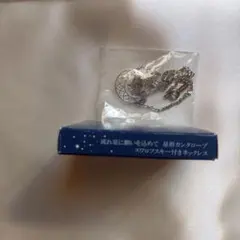 フェリシモ 星形カンタロープモチーフ スワロフスキー付きネックレス