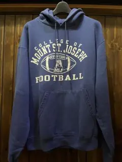 Champion フットボール パーカー ネイビー