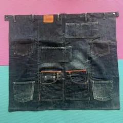 収納ポケット　デニム