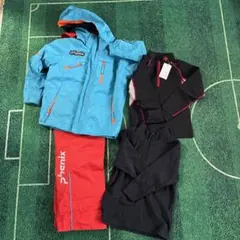 120Phenix フェニックス子ども用スキーウェアセット　インナーデサント