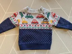 車柄 ニットセーター