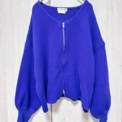 CIAOPANIC TYPY 紫 ジッパーカーディガン